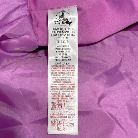 Disney Parks Rapunzel Princess Dress Purple Iridescent Costume Size 9/10 - Picture 11 of 15
